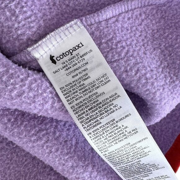 Cotopaxi Women’s Teca Fleece Pullover Sweater Fresh Flowers Size XL - Picture 7 of 8